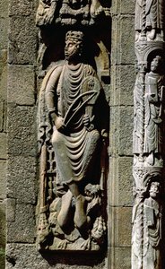 Kuningas Daavid, yksityiskohta Portico de las Plateriasista
